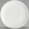 Villeroy & Boch 16-3272-1310 Stella Hotel 6" White Bone Porcelain Saucer - 6/Case