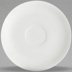 Villeroy & Boch 16-3272-1310 Stella Hotel 6" White Bone Porcelain Saucer - 6/Case