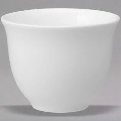 Villeroy & Boch 16-3272-1455 Stella Hotel 3.3 Oz. White Bone Porcelain Unhandled Cup - 6/Case