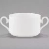 Villeroy & Boch 16-3272-2513 Stella Hotel 10.25 Oz. White Bone Porcelain Stackable Bouillon Cup - 6/Case