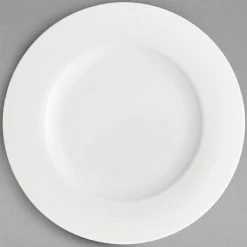 Villeroy & Boch 16-3272-2630 Stella Hotel 11" White Bone Porcelain Flat Plate - 6/Case