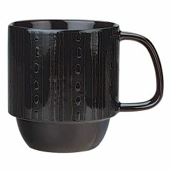 World Tableware AFAR-6B Afar 12 Oz. Brown Stoneware Mug - 12/Case
