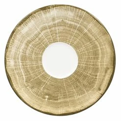 RAK Porcelain WDCLSA15MG Woodart 5 7/8" Moss Green Porcelain Coffee Cup Saucer - 12/Case