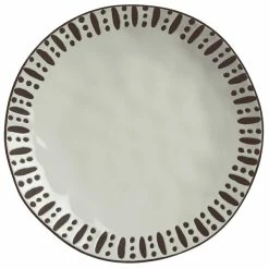 World Tableware DULCET-1G Dulcet 10 5/8" Gray Stoneware Dinner Plate - 12/Case