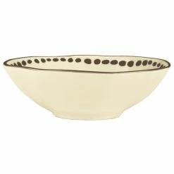 World Tableware DULCET-5C Dulcet 50 Oz. Cream Stoneware Serving Bowl - 12/Case