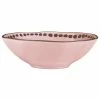 World Tableware DULCET-5P Dulcet 50 Oz. Pink Stoneware Serving Bowl - 12/Case