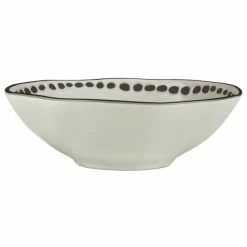 World Tableware DULCET-5G Dulcet 50 Oz. Gray Stoneware Serving Bowl - 12/Case