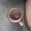World Tableware DULCET-6P Dulcet 13 Oz. Pink Stoneware Mug - 12/Case
