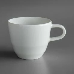 Schonwald 9125158 Allure 3 Oz. Bone White Porcelain Espresso Cup - 12/Case