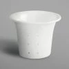 RAK Porcelain BALMG30ST01 Banquet 3 1/8" X 2 3/8" Ivory Porcelain Lotus Mug Strainer - 6/Case
