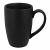 RAK Porcelain NFBAFM30BK Neo Fusion 10.2 Oz. Volcano Black Porcelain Mug - 6/Case