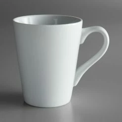 Oneida Fusion By 1880 Hospitality R4020000563 Arq 14 Oz. Bright White Porcelain Mug - 36/Case