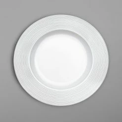 Villeroy & Boch 16-4008-2630 Stella Vogue 11" White Bone Flat Porcelain Plate - 6/Case