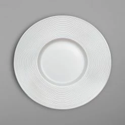 Villeroy & Boch 16-4008-2795 Stella Vogue 11 1/4" White Bone Flat Porcelain Plate - 6/Case