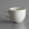 RAK Porcelain ANCU08 Anna 2.7 Oz. Ivory Porcelain Espresso Cup - 12/Case