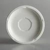 RAK Porcelain ANSA15 Anna 6 3/16" Ivory Porcelain Saucer - 12/Case