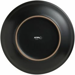 Acopa 11" Matte Black Stoneware Coupe Plate - 12/Case 7 Acopa 11" Matte Black Stoneware Coupe Plate - 12/Case -Rak Porcelain shop 1859854