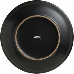 Acopa 10 1/2" Matte Black Stoneware Coupe Plate - 12/Case 7 Acopa 10 1/2" Matte Black Stoneware Coupe Plate - 12/Case -Rak Porcelain shop 1863094