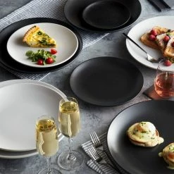 Acopa 9" Matte White Stoneware Coupe Plate - 24/Case -Rak Porcelain shop 1863104