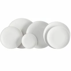 Acopa 12 1/4" Matte White Stoneware Coupe Plate - 12/Case 9 Acopa 12 1/4" Matte White Stoneware Coupe Plate - 12/Case -Rak Porcelain shop 1865986