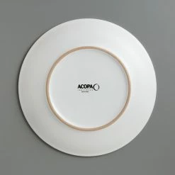 Acopa 7 1/4" Matte White Stoneware Coupe Plate - 36/Case -Rak Porcelain shop 1865988