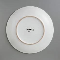 Acopa 10 1/2" Matte White Stoneware Coupe Plate - 12/Case -Rak Porcelain shop 1865992