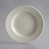 World Tableware PWC-5 Princess White 5 1/2" Ultima Cream White Round Rolled Edge Stoneware Plate - 36/Case