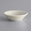World Tableware PWC-32 Princess White 3 Oz. Ultima Cream White Rolled Edge Stoneware Fruit Bowl - 36/Case