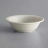 World Tableware PWC-10 Princess White 13 Oz. Ultima Cream White Round Rolled Edge Stoneware Bowl - 36/Case