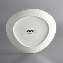 Acopa Nova 10 1/4" Cream White Organic Coupe Stoneware Plate - 12/Case 7 Acopa Nova 10 1/4" Cream White Organic Coupe Stoneware Plate - 12/Case -Rak Porcelain shop 1891684