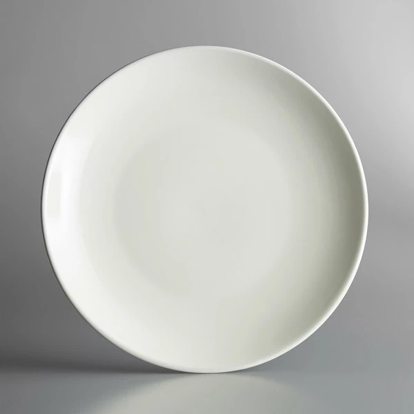 Acopa 6 1/2" Round Ivory (American White) Coupe Stoneware Plate - 36/Case 2 Acopa 6 1/2" Round Ivory (American White) Coupe Stoneware Plate - 36/Case - Image 2
