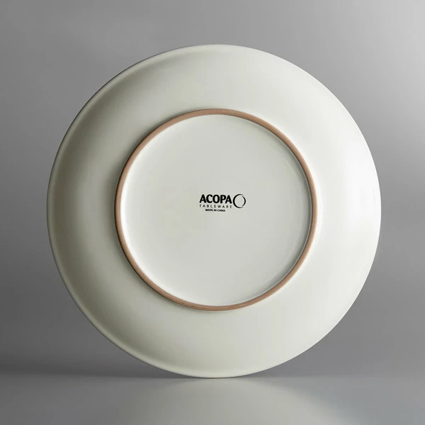 Acopa 6 1/2" Round Ivory (American White) Coupe Stoneware Plate - 36/Case 3 Acopa 6 1/2" Round Ivory (American White) Coupe Stoneware Plate - 36/Case - Image 3