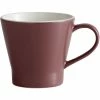 World Tableware ENG-12-M Englewood 10.75 Oz. Matte Mulberry Porcelain Mug - 36/Case