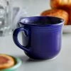 Tuxton CCF-0702 Concentrix 8 Oz. Cobalt Round China Cup - 24/Case