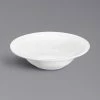 Oneida Eclipse By 1880 Hospitality F1100000721 23.7 Oz. Embossed Bone China Mid Rim Grapefruit Bowl - 36/Case