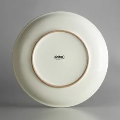 Acopa 11" Round Ivory (American White) Coupe Stoneware Plate - 12/Case -Rak Porcelain shop 1928597