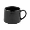 Front Of The House DCS058BKP23 Kiln 3 Oz. Pepper Porcelain Cup - 12/Case