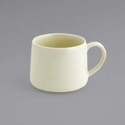 Front Of The House DCS058BEP23 Kiln 3 Oz. Vanilla Bean Porcelain Cup - 12/Case