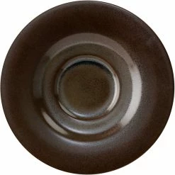 Corona By GET Enterprises PP1942900324 Cosmos 6 1/2" Mercury Tea / Bouillon Saucer - 24/Case