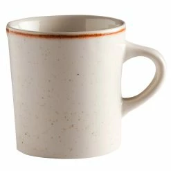 Corona By GET Enterprises PP1605726424 Artisan 11 Oz. Beige Porcelain Mug - 24/Case