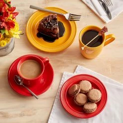Acopa Capri 12 Oz. Mango Orange Stoneware Mug - 12/Pack 7 Acopa Capri 12 Oz. Mango Orange Stoneware Mug - 12/Pack -Rak Porcelain shop 1965314