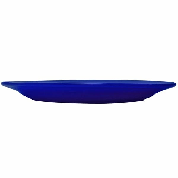 International Tableware CA-13-CB Cancun 11 1/2" X 8 1/4" Cobalt Blue Stoneware Wide Rim Platter - 12/Case 2 International Tableware CA-13-CB Cancun 11 1/2" X 8 1/4" Cobalt Blue Stoneware Wide Rim Platter - 12/Case - Image 2