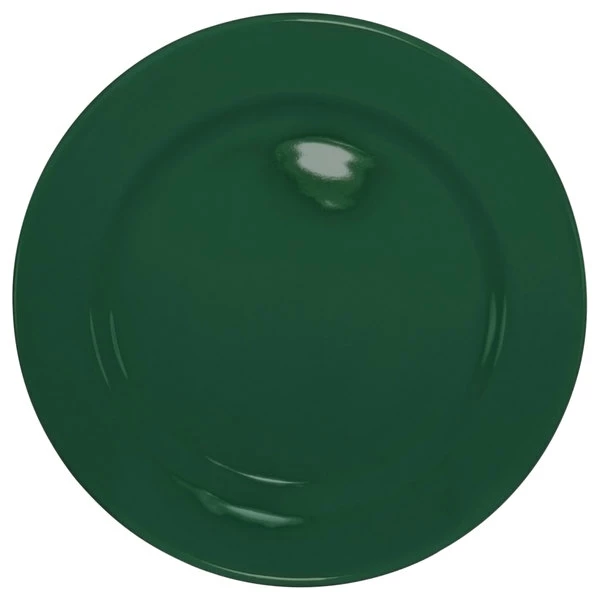 International Tableware CA-16-G Cancun 10 1/4" Green Stoneware Rolled Edge Wide Rim Plate - 12/Case 1 International Tableware CA-16-G Cancun 10 1/4" Green Stoneware Rolled Edge Wide Rim Plate - 12/Case