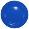 International Tableware CA-6-LB Cancun 6 5/8" Light Blue Stoneware Rolled Edge Wide Rim Plate - 36/Case