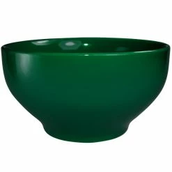 International Tableware CA-45-G Cancun 144 Oz. Green Stoneware Footed Bowl - 6/Case