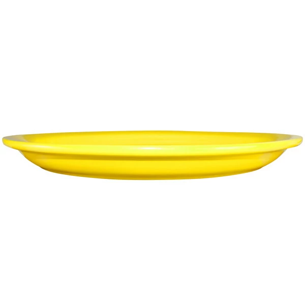 International Tableware CAN-13-Y Cancun 11 1/2" X 9 1/4" Yellow Stoneware Narrow Rim Platter - 12/Case 2 International Tableware CAN-13-Y Cancun 11 1/2" X 9 1/4" Yellow Stoneware Narrow Rim Platter - 12/Case - Image 2