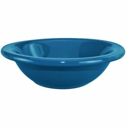 International Tableware CA-10-LB Cancun 13 Oz. Light Blue Stoneware Grapefruit Bowl - 36/Case