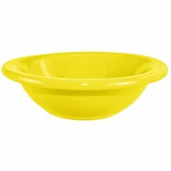 International Tableware CA-10-Y Cancun 13 Oz. Yellow Stoneware Grapefruit Bowl - 36/Case