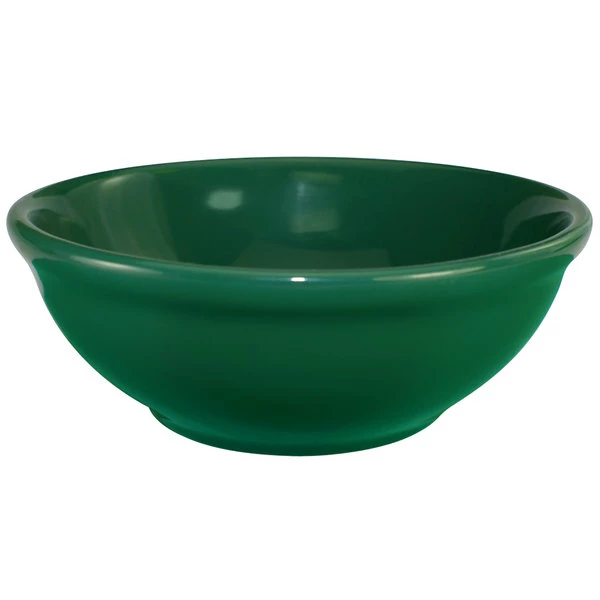 International Tableware CA-15-G Cancun 13 Oz. Green Stoneware Nappie / Oatmeal Bowl - 36/Case 1 International Tableware CA-15-G Cancun 13 Oz. Green Stoneware Nappie / Oatmeal Bowl - 36/Case