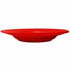 International Tableware CA-120-CR Cancun 18 Oz. Crimson Red Stoneware Pasta Bowl - 12/Case
